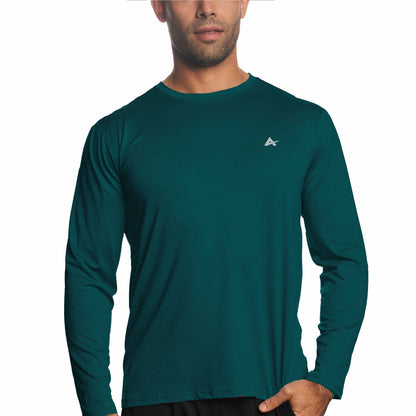 Men'S Cooling Crew Neck Long Sleeve T-Shirt