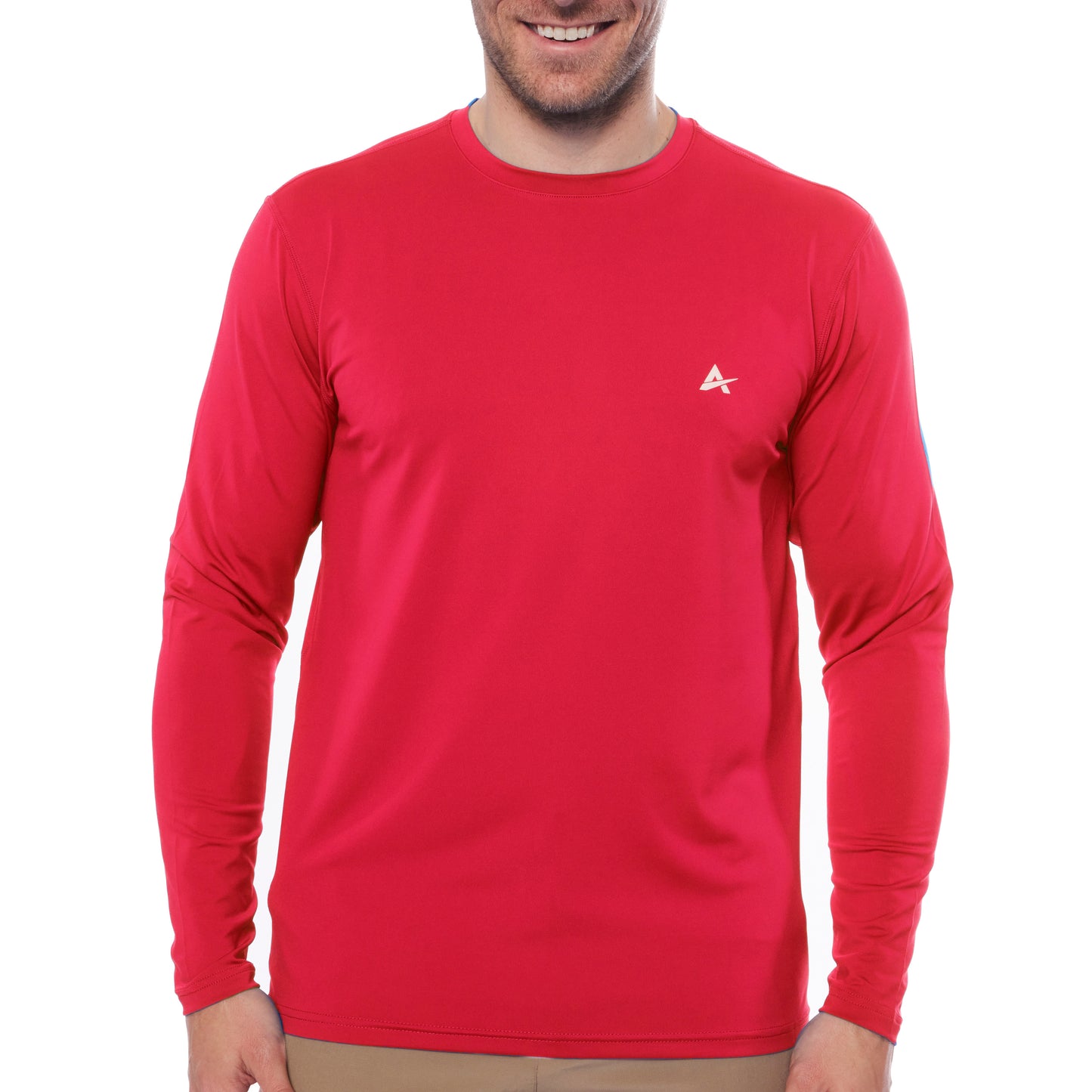Men'S Cooling Crew Neck Long Sleeve T-Shirt