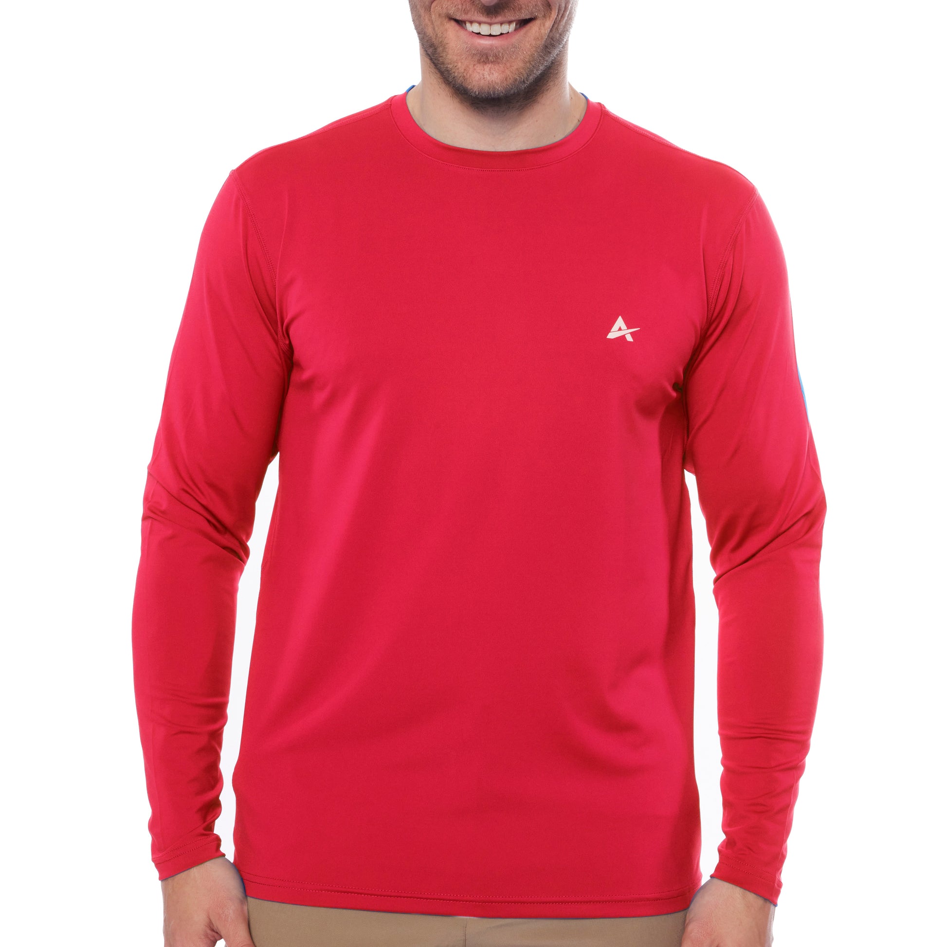 Men'S Cooling Crew Neck Long Sleeve T-Shirt