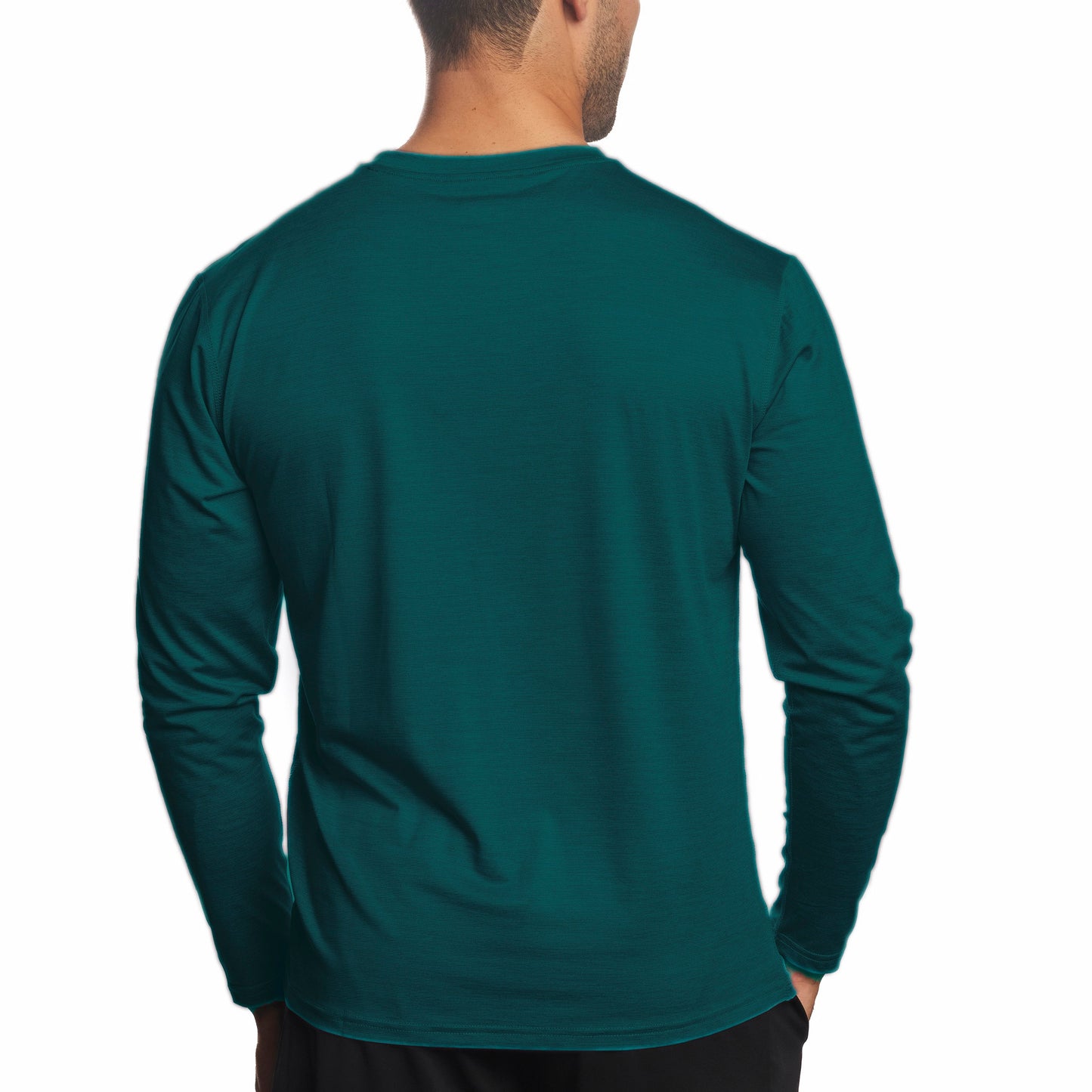 Men'S Cooling Crew Neck Long Sleeve T-Shirt