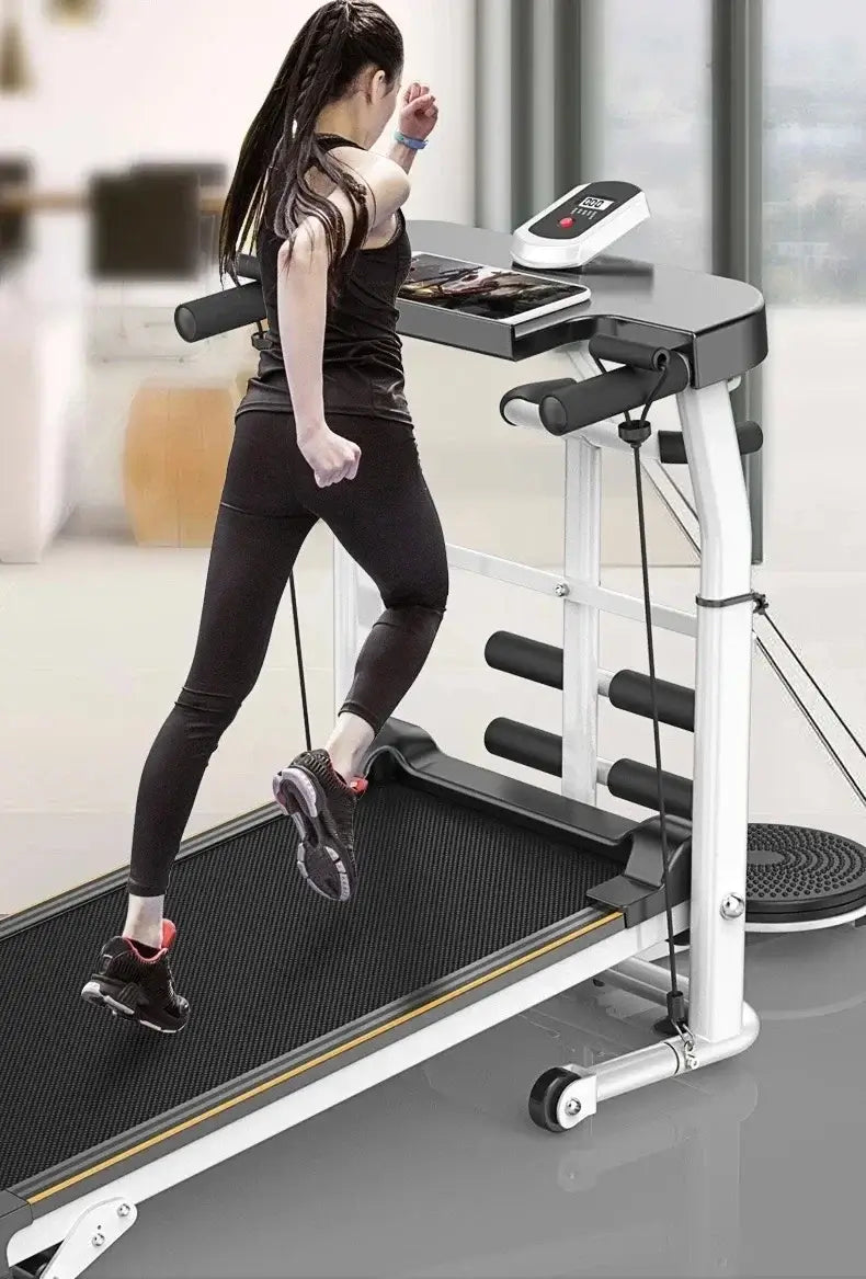 Adjustable Silent Mechanical Treadmill for Home Fitness product image 5