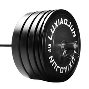 D Series Black Rubber Barbell Plates (150Kg) - Weight Set