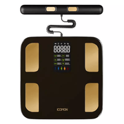 Eight-Electrode Body Fat Scale With Free Smart Skipping Rope - Dark Night Black