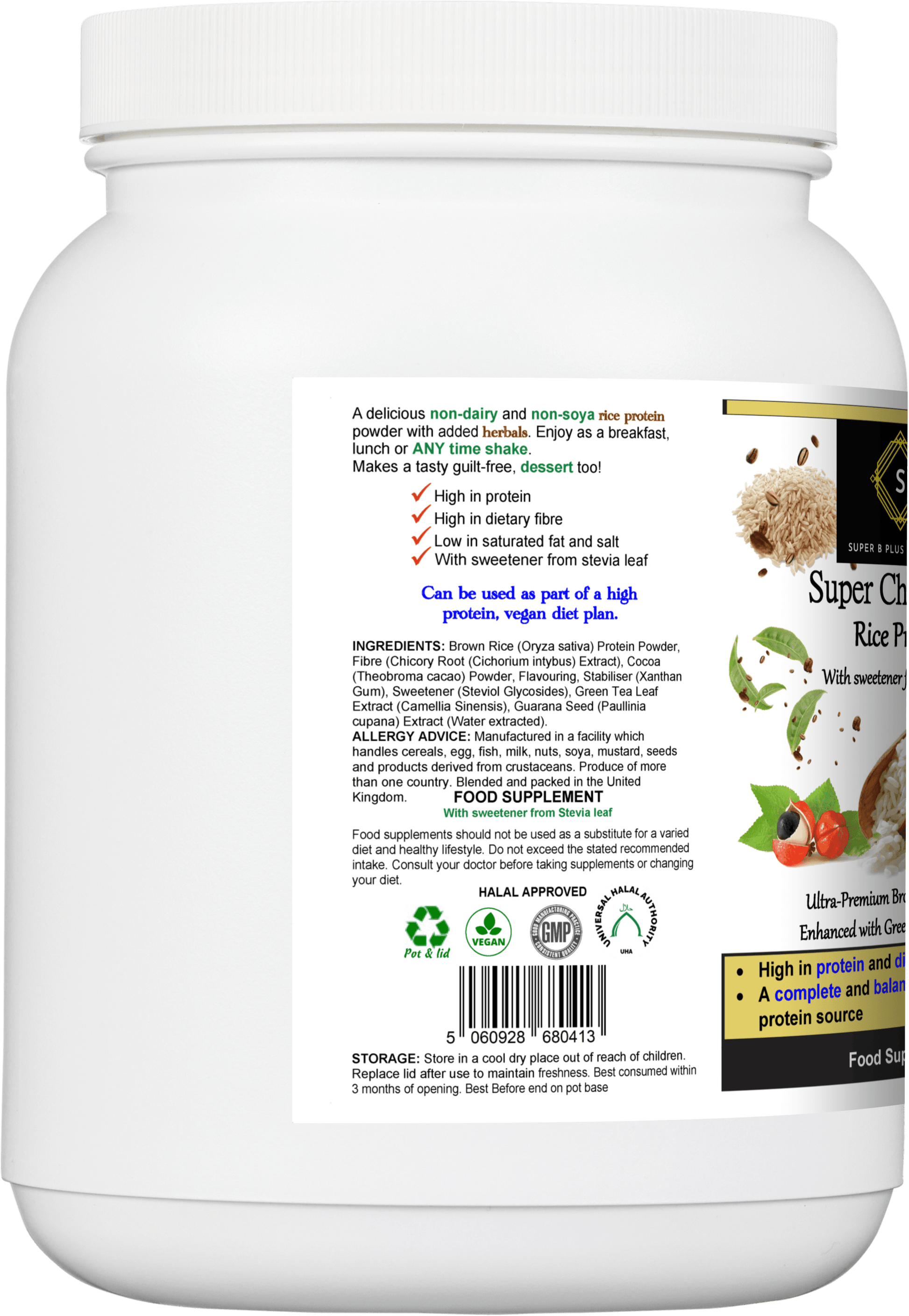 Super Chocolatey Rice Protein-1