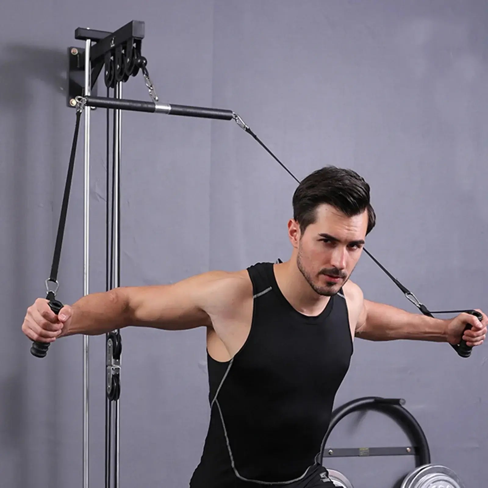 Tricep Rope Pulldown Attachment Black product image 2