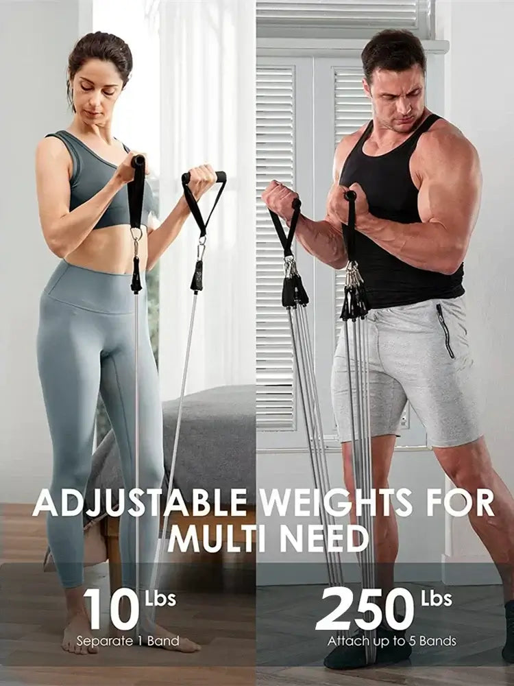 250lbs Resistance Bands Set with Accessories product image 3