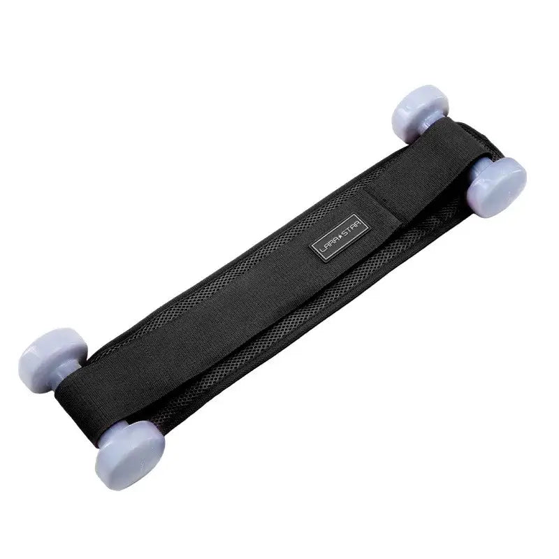 Hip Thrust Belt with Pad for effective booty workouts with dumbbells, designed for home or gym use.