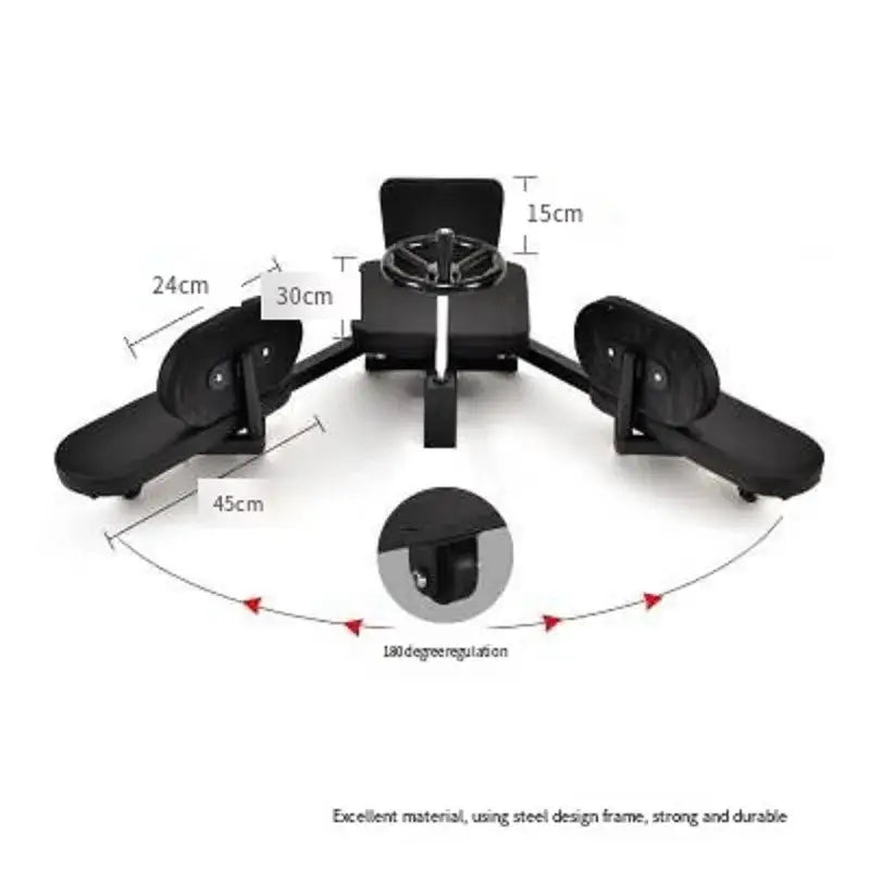 Adjustable leg stretcher for splits, featuring a durable design with adjustable settings for flexibility training.