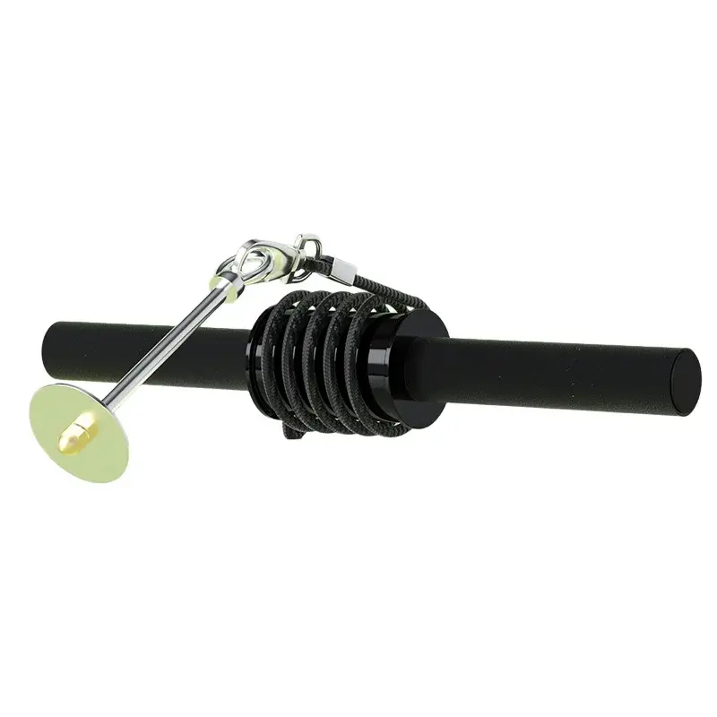 Wrist and forearm roller trainer designed for effective workouts, featuring durable materials and adjustable features.