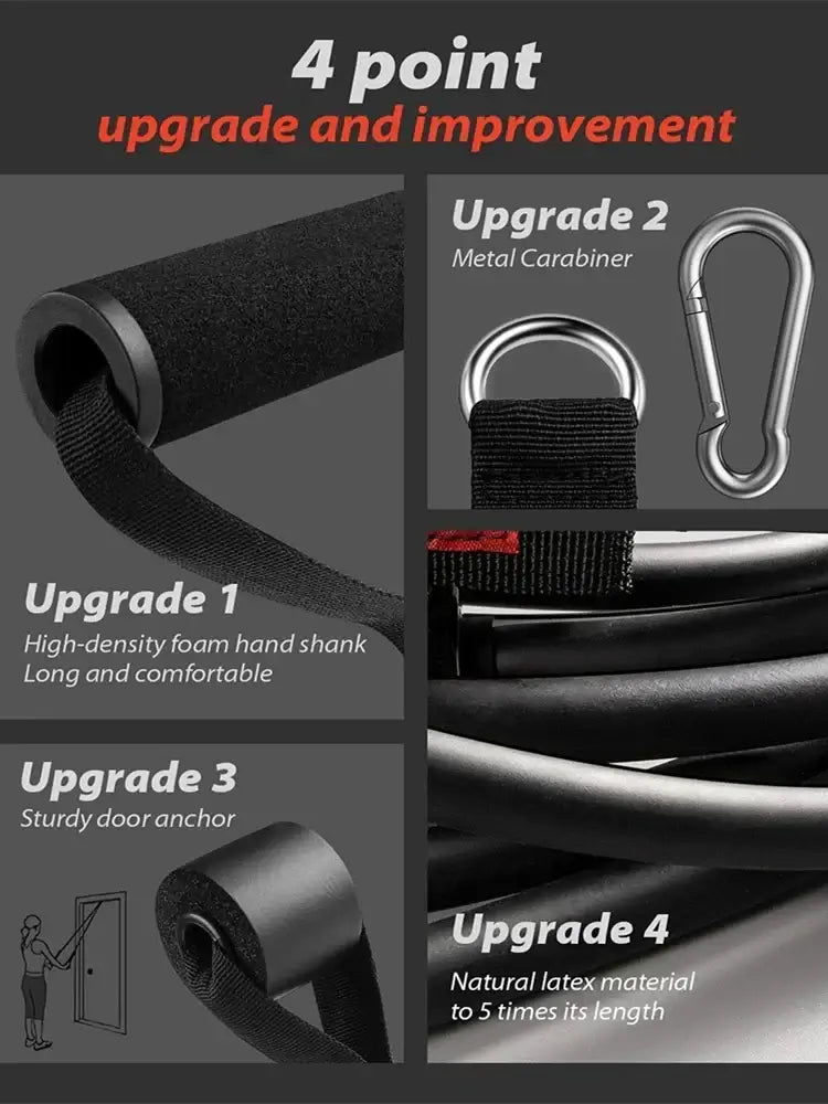 250lbs Resistance Bands Set with Accessories product image 4