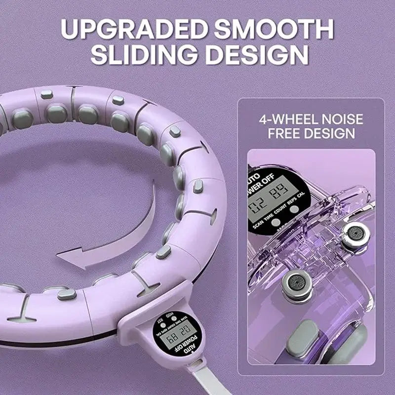 Weighted Fitness Hoop with Counter product image 5