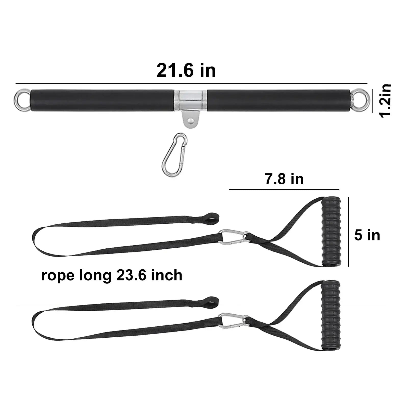 Tricep Rope Pulldown Attachment Black product image 5