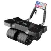 Four-Wheel Abdominal Roller with Elbow Support
