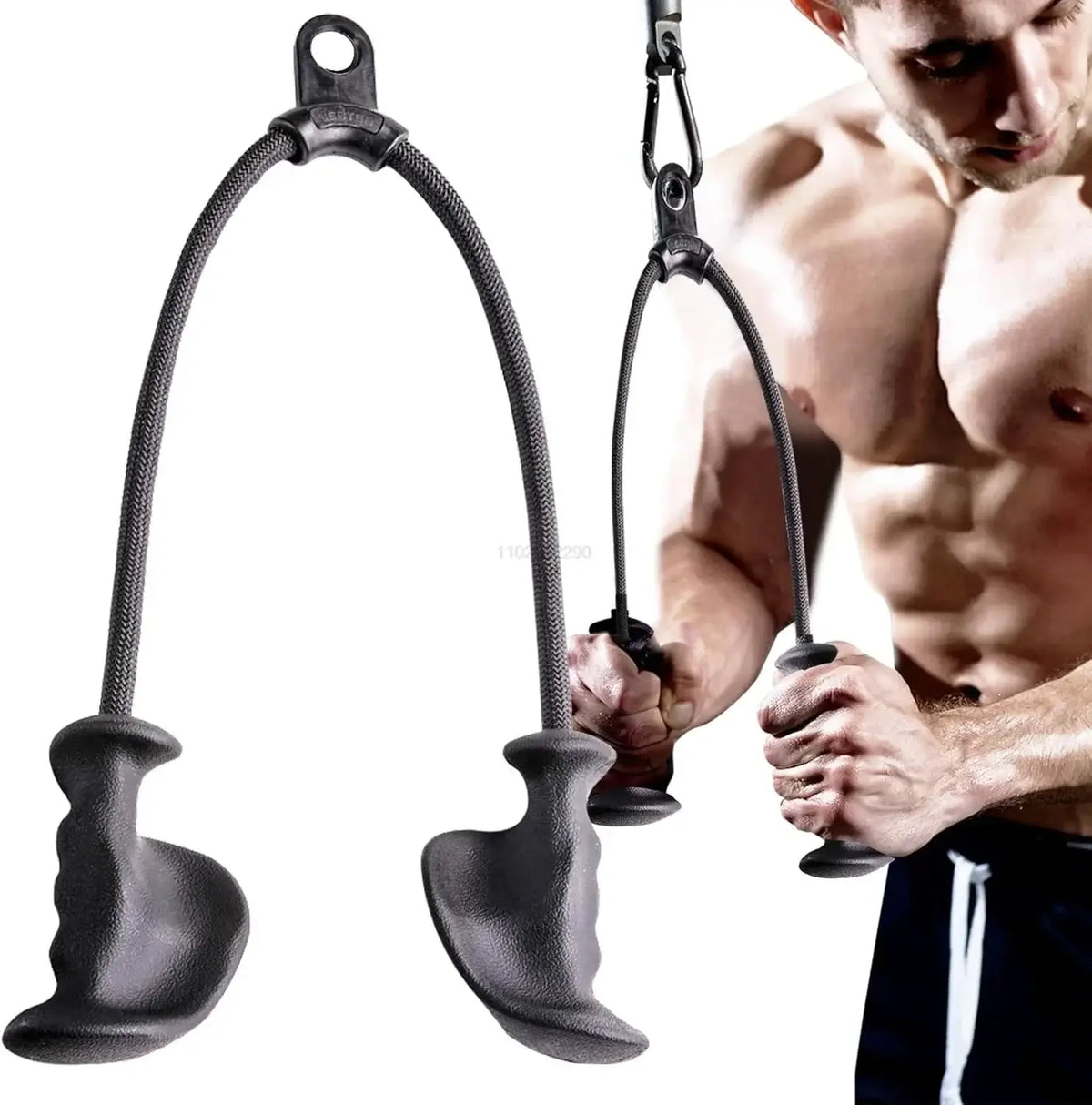 Rope Pulldown Attachment Cable Handle Black product image 2
