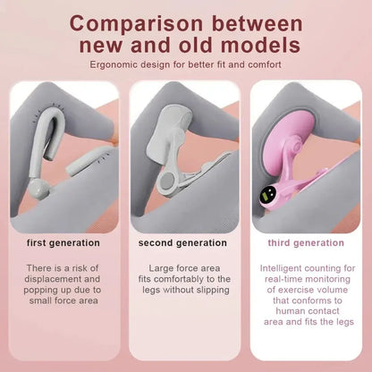 Smart Counting Pelvic Floor Thigh Trainer Recovery Pink-3
