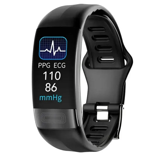 Fitness Bracelet Heart Blood Body Monitoring Black product image 1