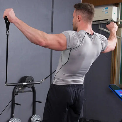 Tricep Rope Pulldown Attachment Black-3