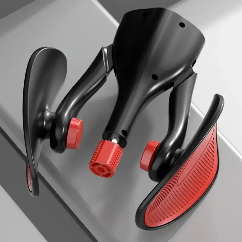 Kegel fitness equipment for pelvic floor featuring adjustable handles and protective pads.