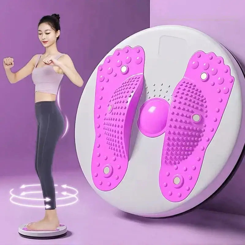 Waist Twisting Disc Abdominal Fitness Rotary Board Purple product image 2