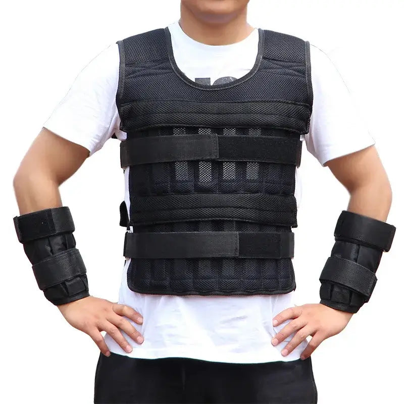 Adjustable Weighted Vest (Plates Not Included) Black product image 4