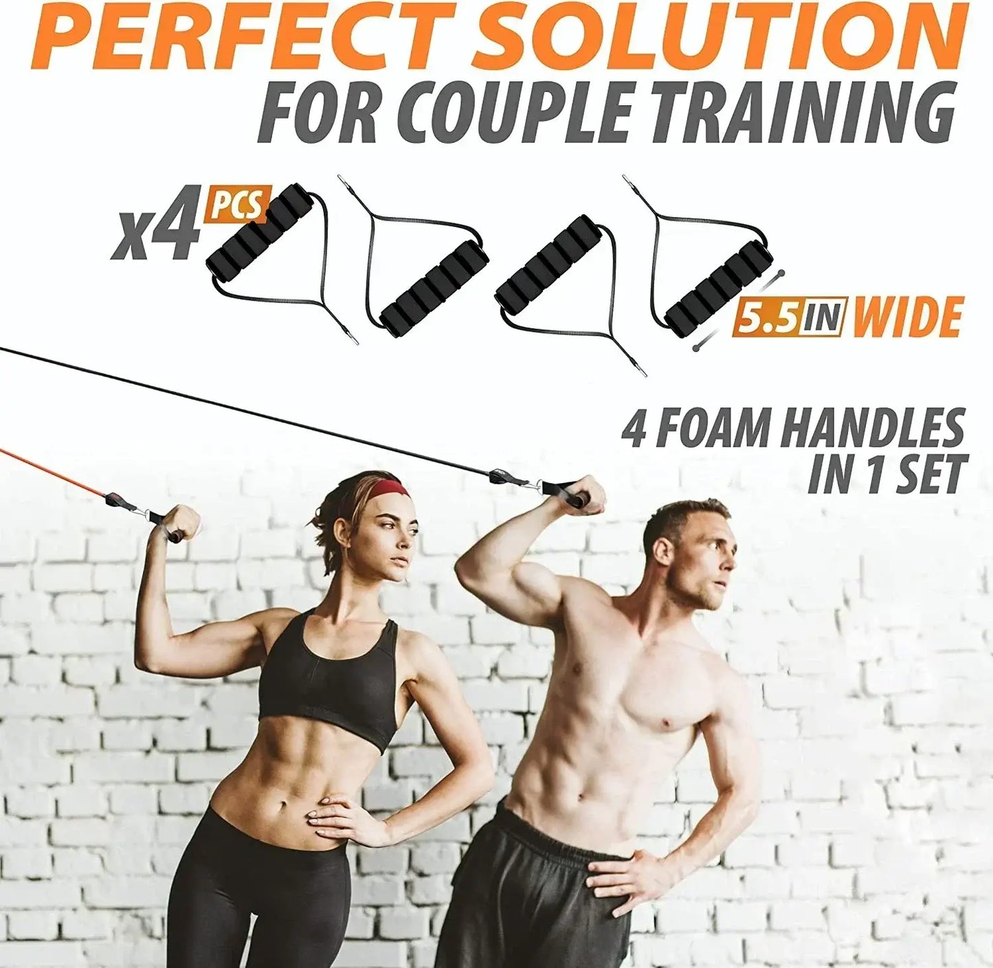 Resistance Bands for Yoga & Fitness Training-2