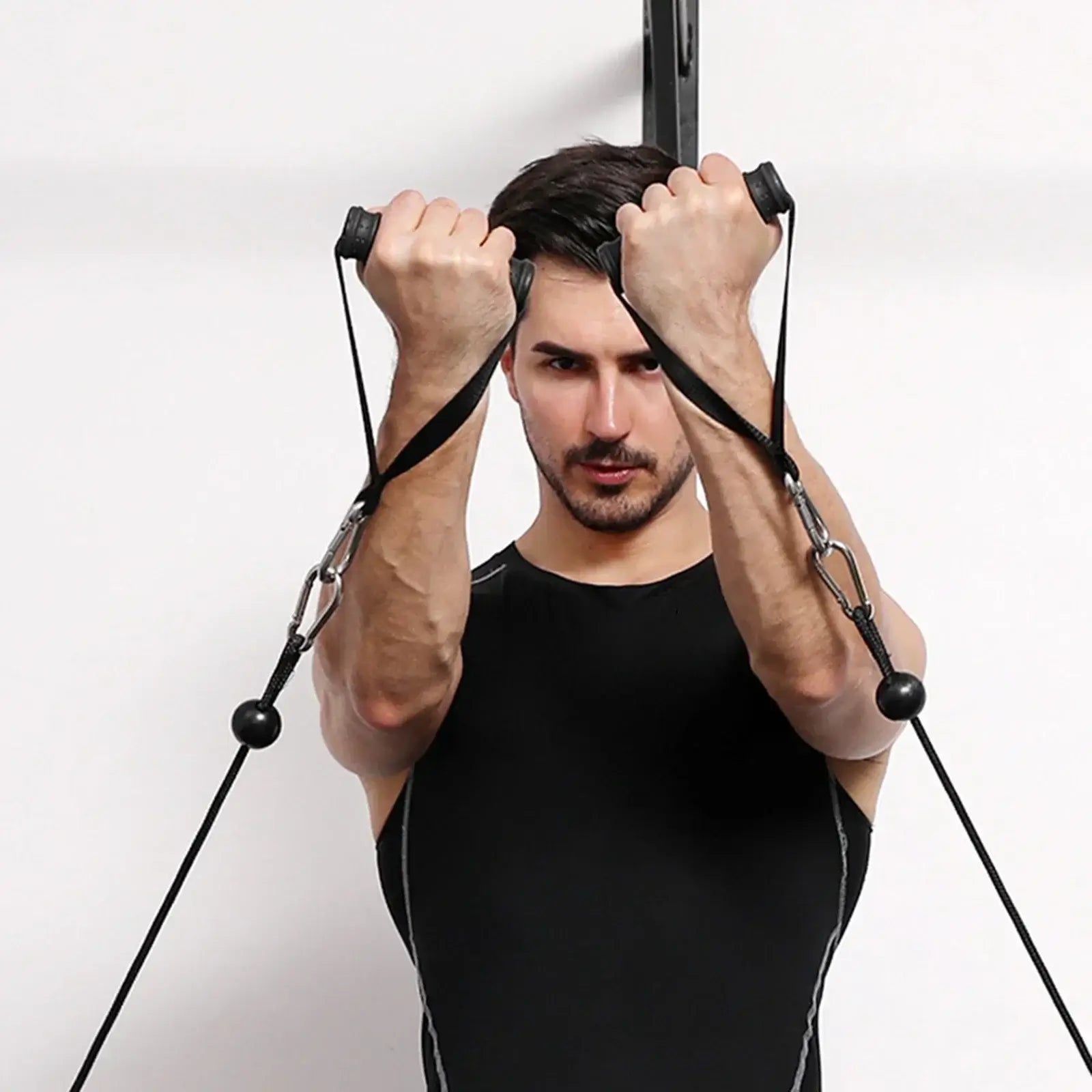 Tricep Rope Pulldown Attachment Black product image 3