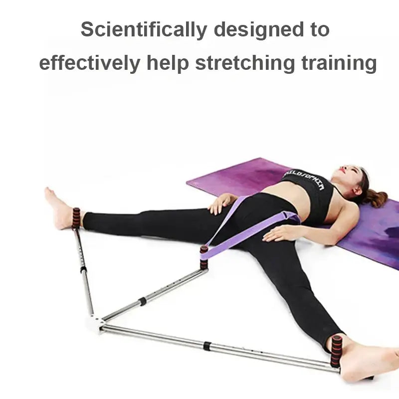3-Bar Leg Stretcher 6-Hole Adjustment Red product image 3