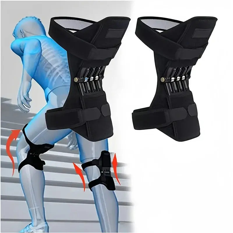 Spring-Loaded Knee Booster Support Pad Black product image 3