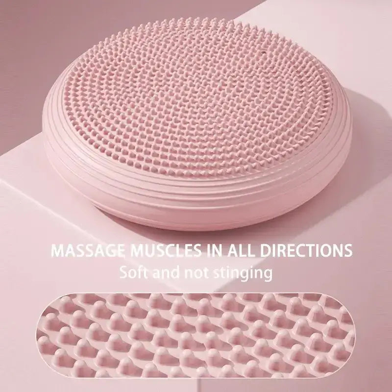 4mm natural rubber yoga mat with textured surface for stability and muscle massage, ideal for effective workouts.