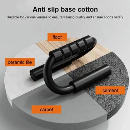 S-Shape Pushup Handles - Foam Grips-2