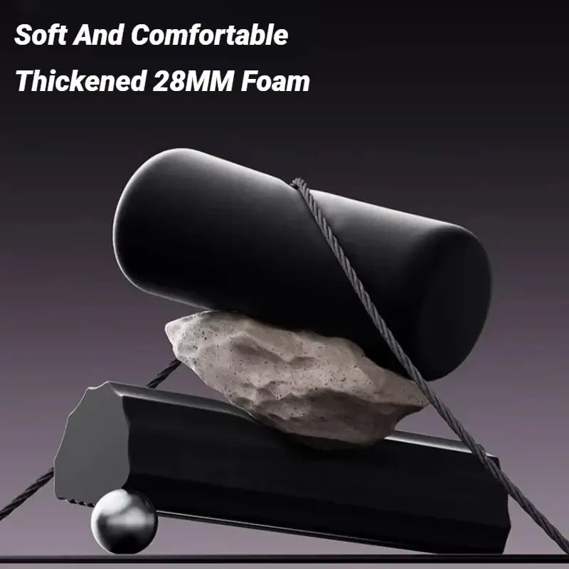 Suction cup sit-up bar featuring thickened 28MM foam for comfortable home workouts, gym sessions, and fitness routines.