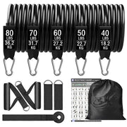 300lb Booty Resistance Band Set with Dumbbell Harness - Home Gym Workout