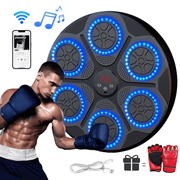 Smart Music Boxing Machine - W/ Bluetooth Connectivity And Gloves