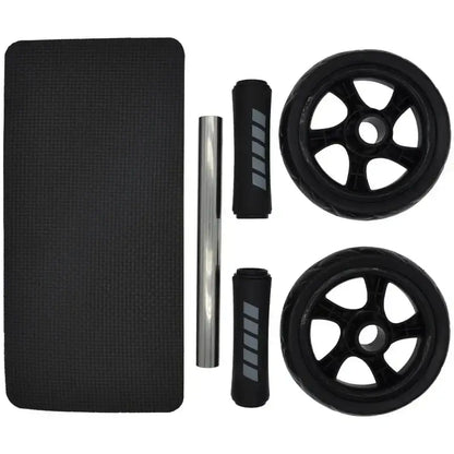15cm Double-Wheel Abs Roller Non-Slip Silent Core Black-4