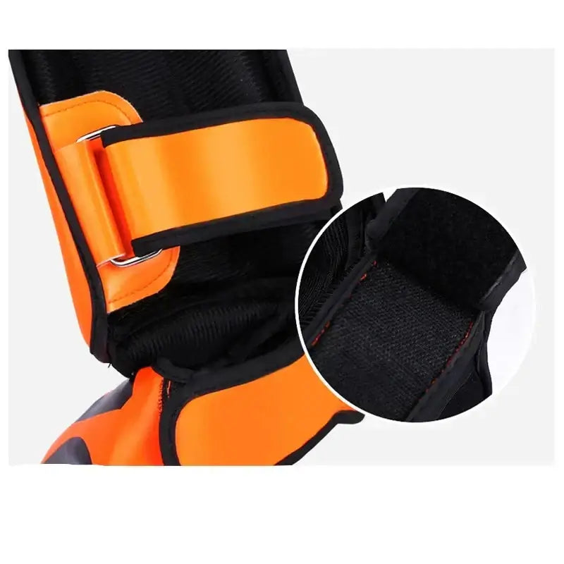 Mixed Martial Arts Shin Guards Protection Pads Orange product image 5