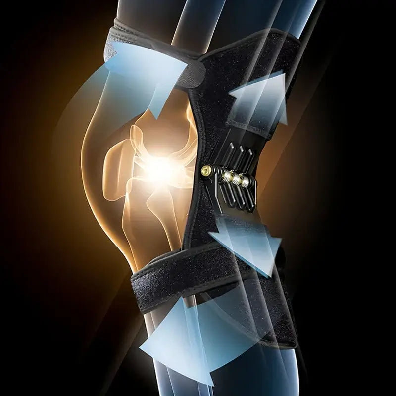 Spring-Loaded Knee Booster Support Pad Black product image 4