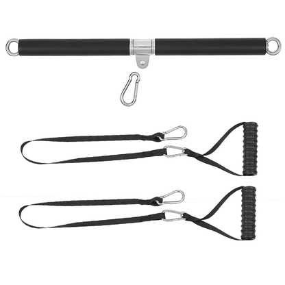 Tricep Rope Pulldown Attachment Black-0