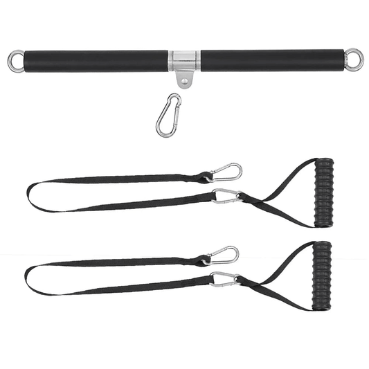 Tricep Rope Pulldown Attachment Black-0