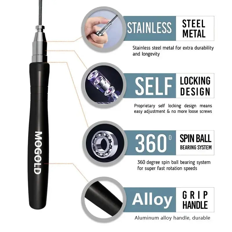 Professional Speed Jump Rope for Gym Fitness product image 2