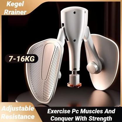 Adjustable Resistance Pelvic Floor Leg Trainer Grey-1