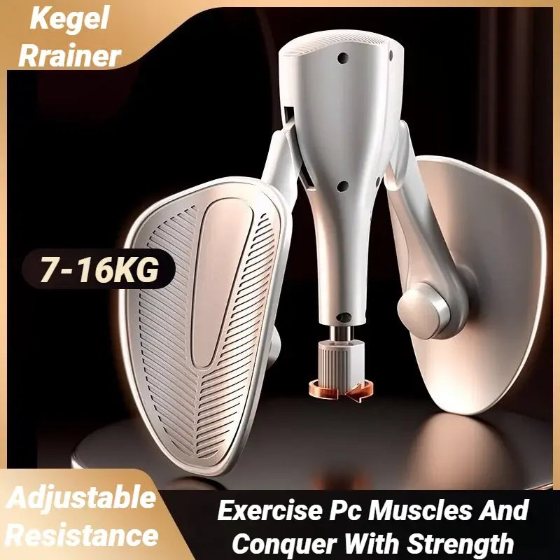 Adjustable pelvic floor leg trainer featuring 7-16kg adjustable resistance for effective workouts and muscle strengthening.