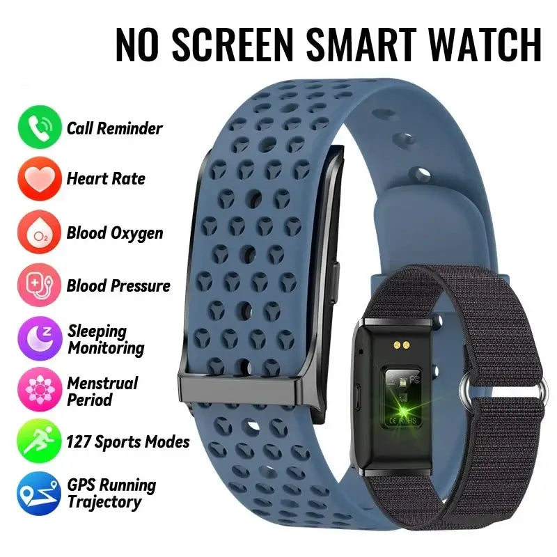 No-Screen Smart Bracelet with Heart Rate Blue product image 3