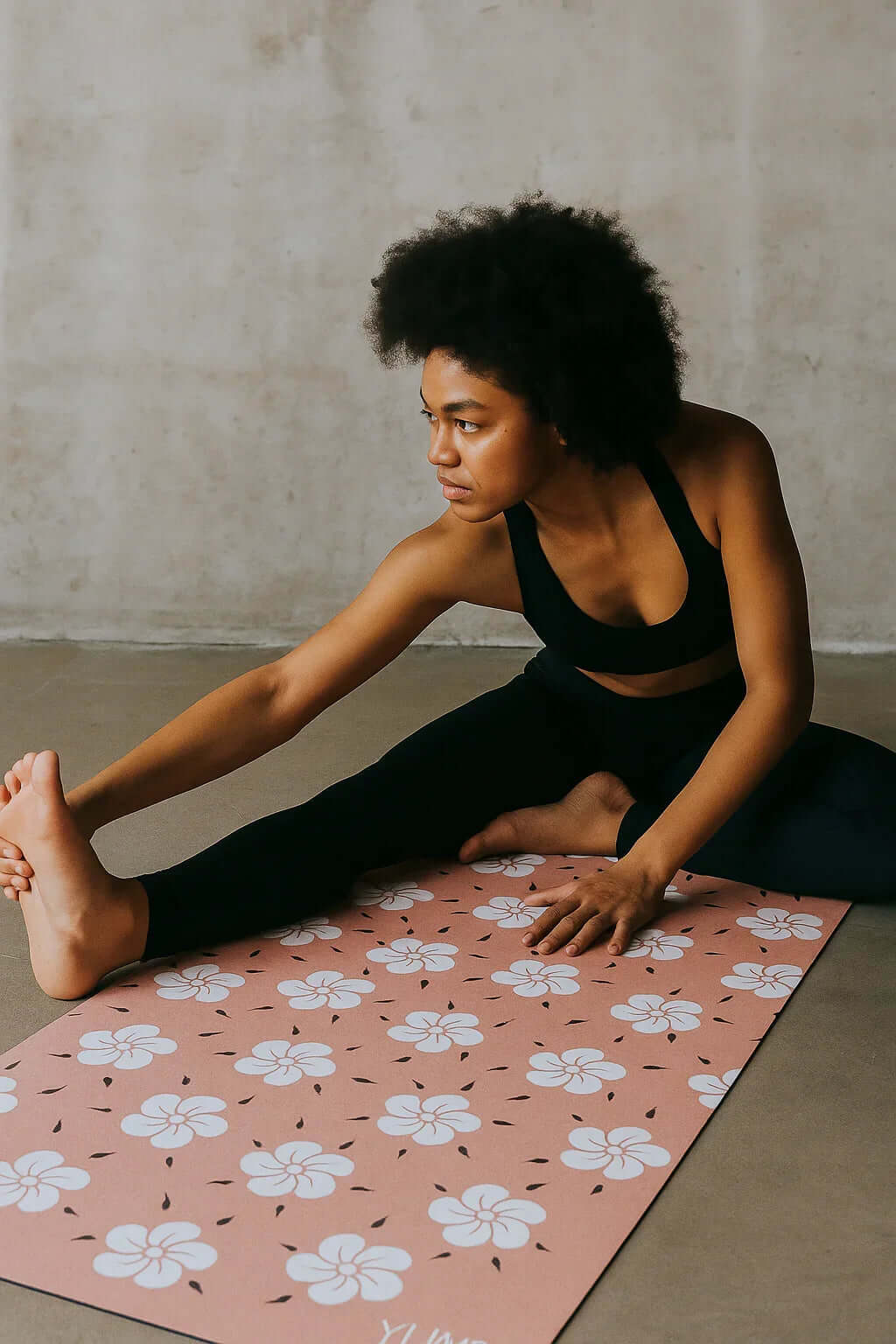 Kumiko Yoga Mat – 6mm Non-Slip, Eco-Friendly & Latex-Free (Tan)