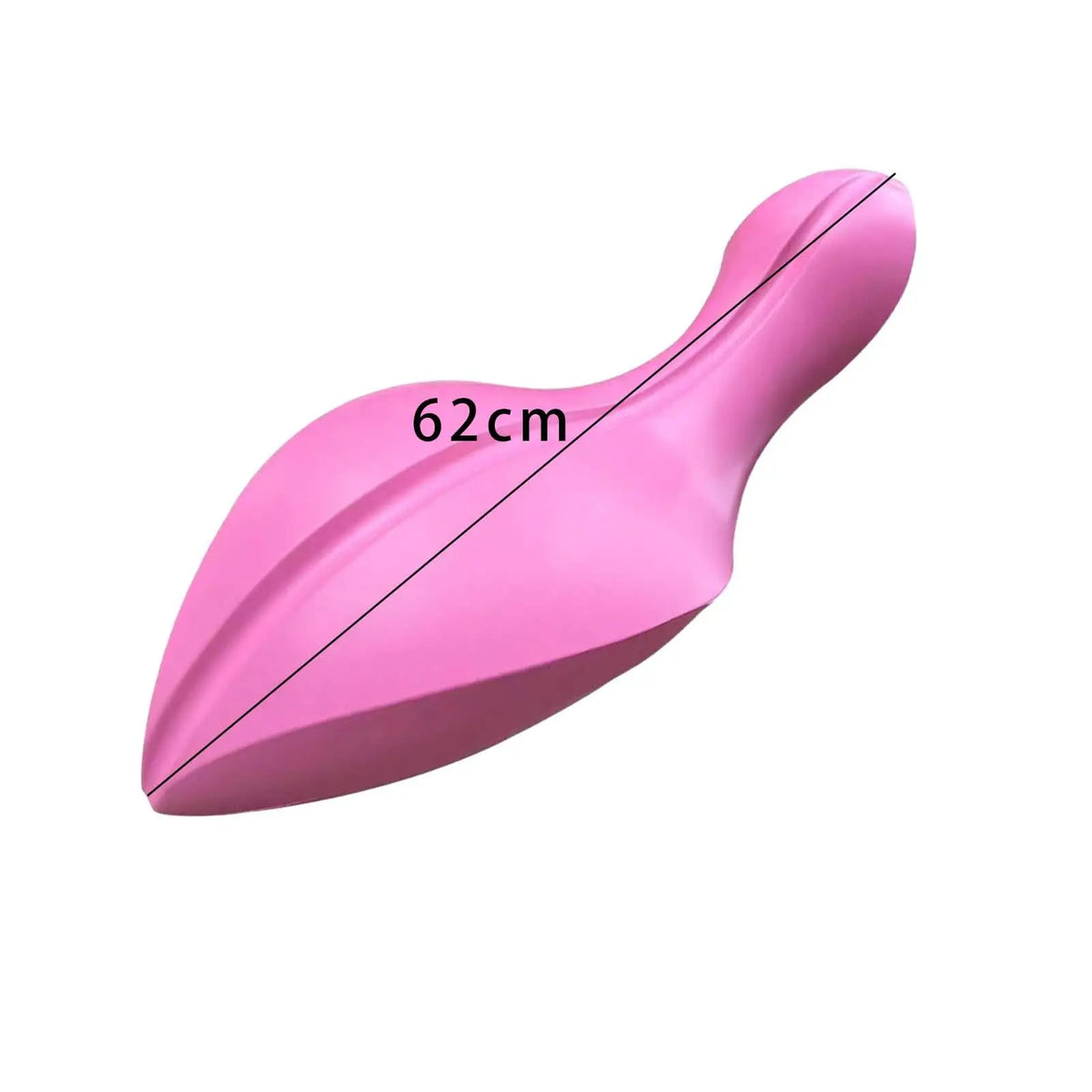 Spine Corrector Yoga Equipment in pink color, 62cm size, designed for fitness workouts and spinal alignment.