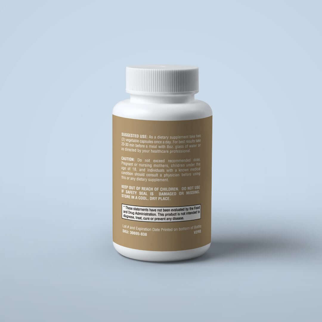 Super Mushroom bottle with dietary supplement directions for active lifestyle mushroom supplement.