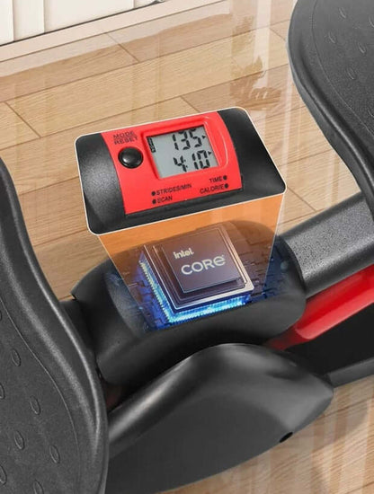 V-Shaped Mini Stepper with Resistance Bands-2