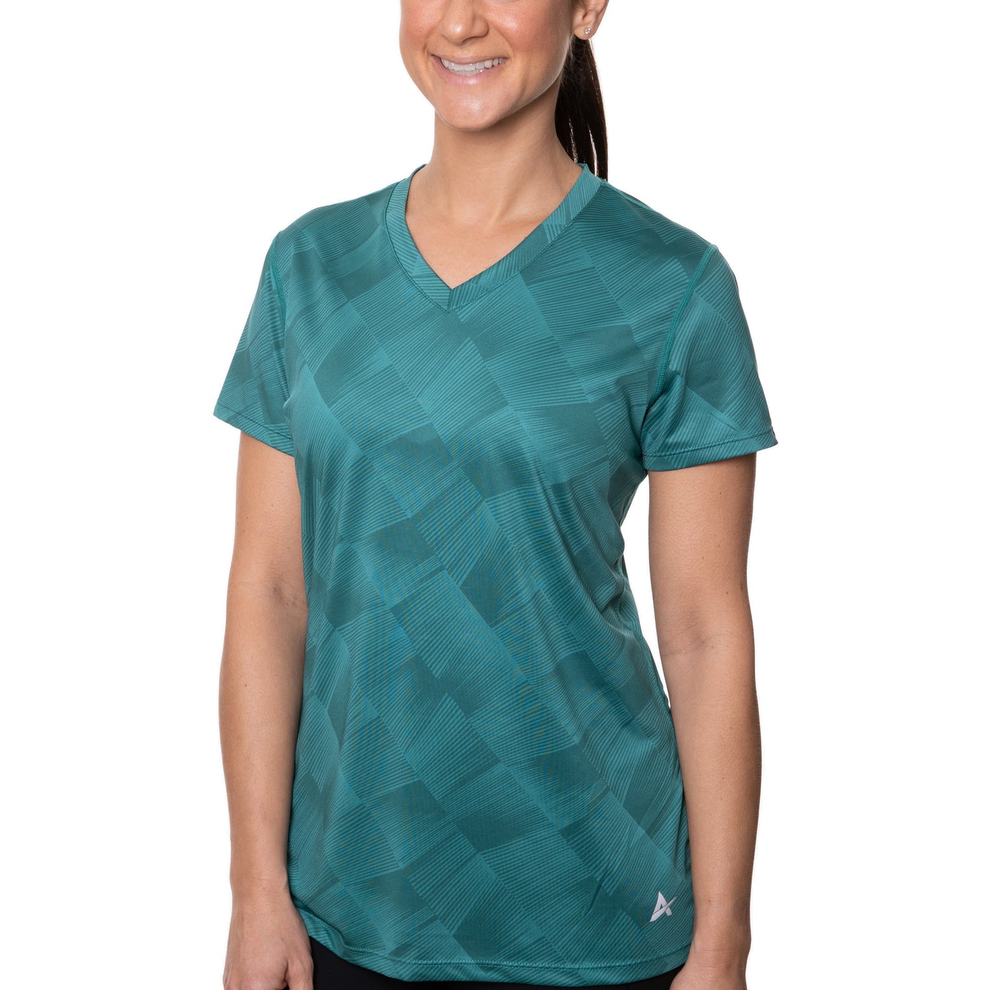 Women'S Cooling V-Neck Short Sleeve T-Shirt
