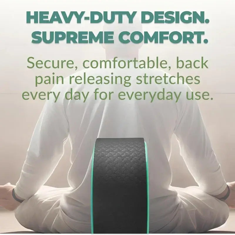 Comfortable Yoga Wheel designed for secure, comfortable stretches, supporting durable yoga wheel for balance every day.