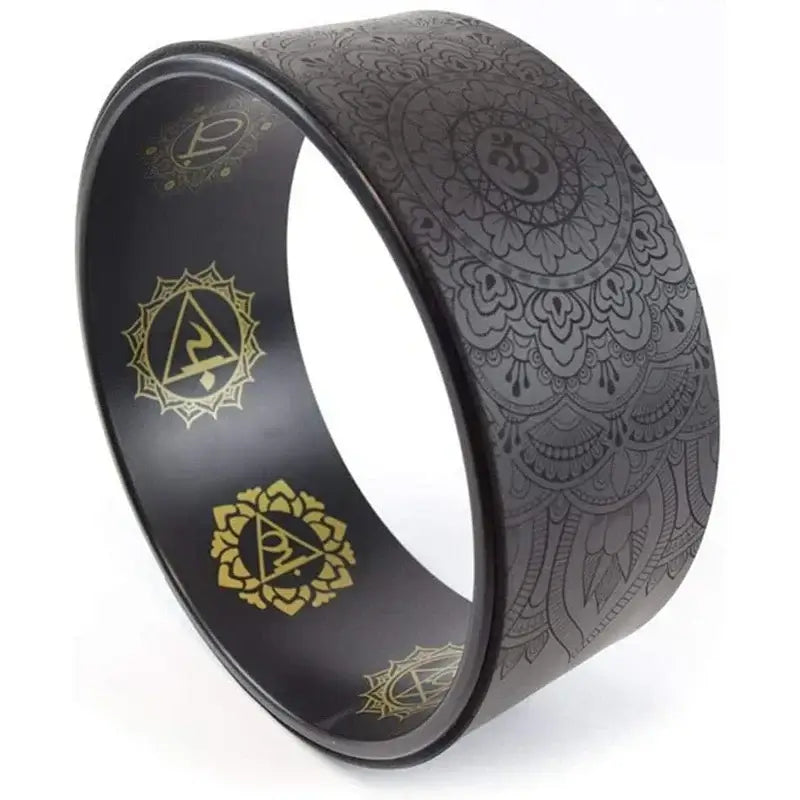 Yoga Wheel with Mandala Pattern product image 1