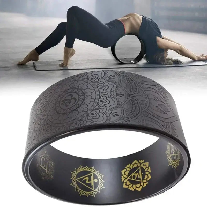 Yoga Wheel with Mandala Pattern product image 3